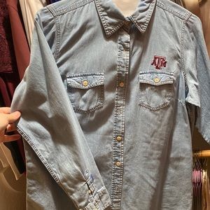 Texas A&M Denim Shirt